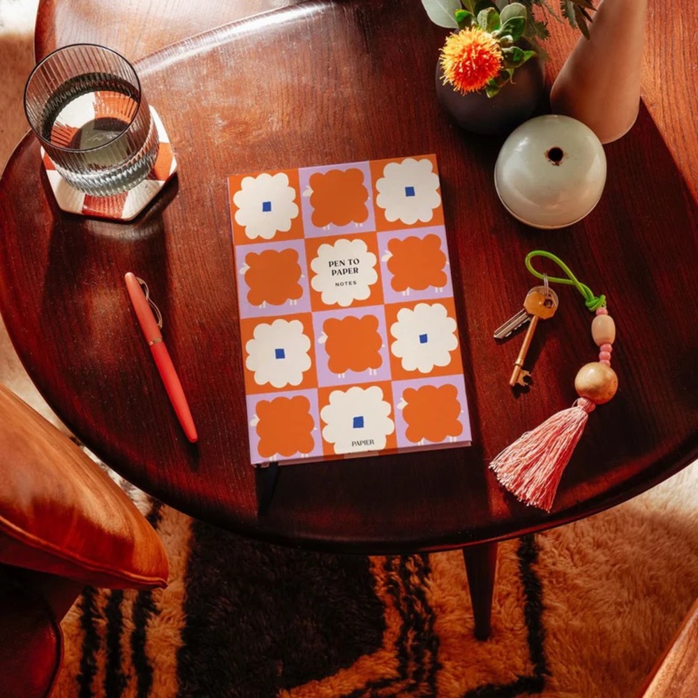 Papier Daisy Dance Hardcover Lined Notebook